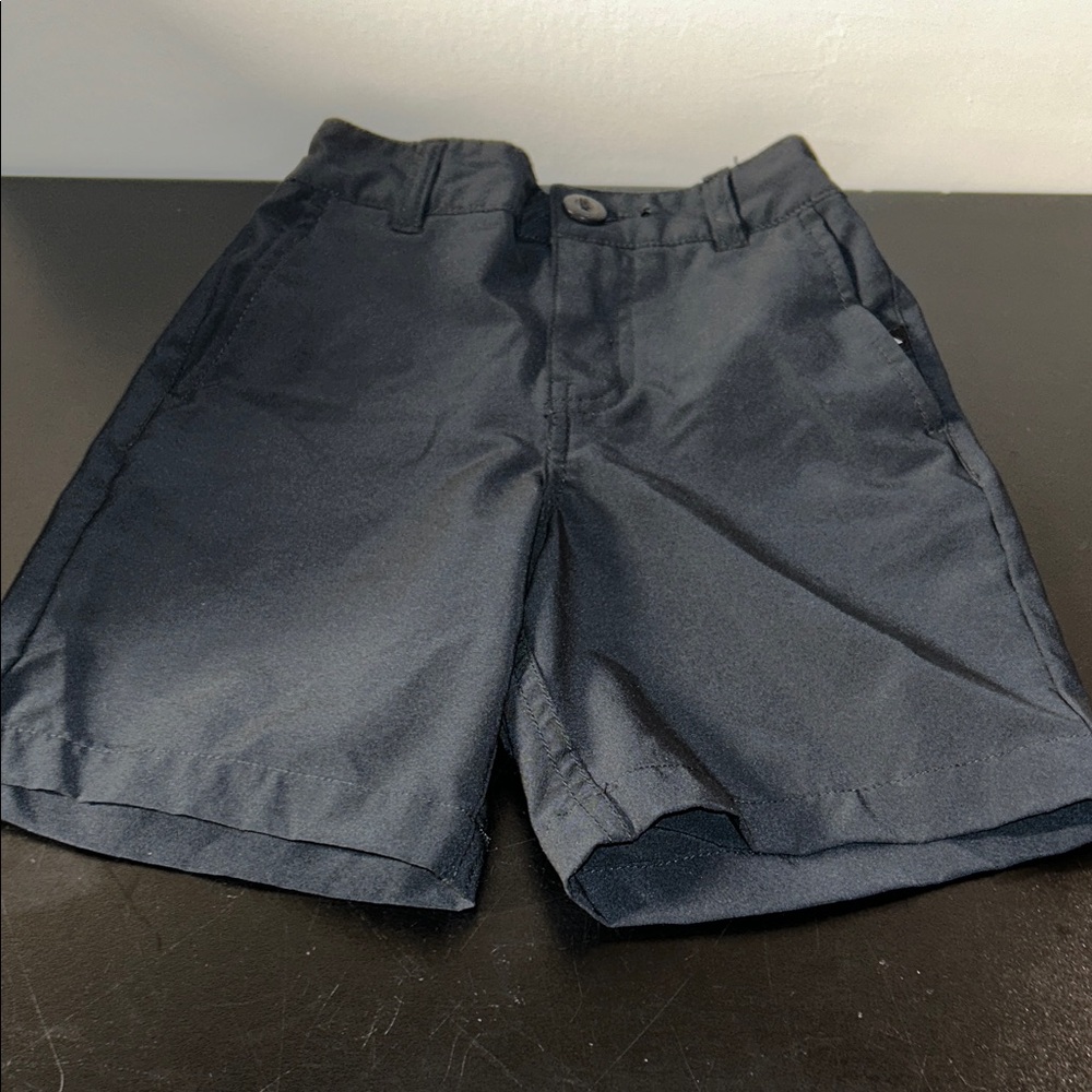 Quiksilver Dark Blue Flat‎ Front Shorts